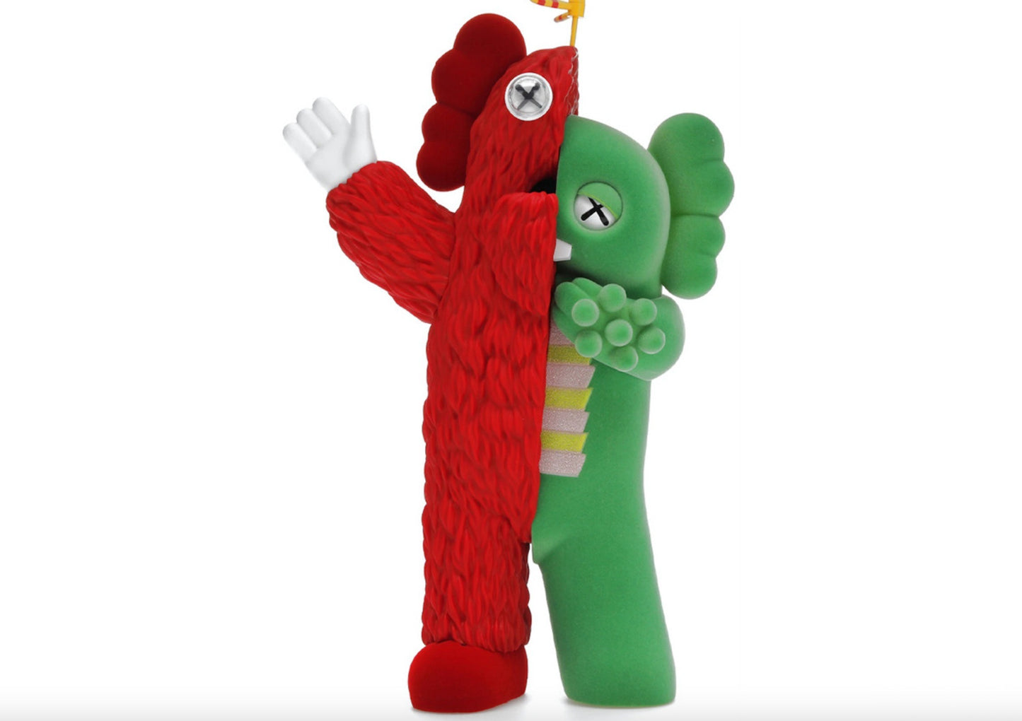 KAWS, Kachamukku, Red/Green (2022)