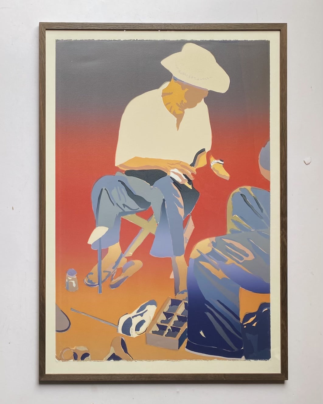 Litografi, Erik A. Frandsen, Shoemaker, Chinatown New York – Schytz ...