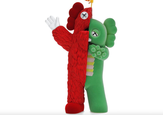 KAWS, Kachamukku, Red/Green (2022)